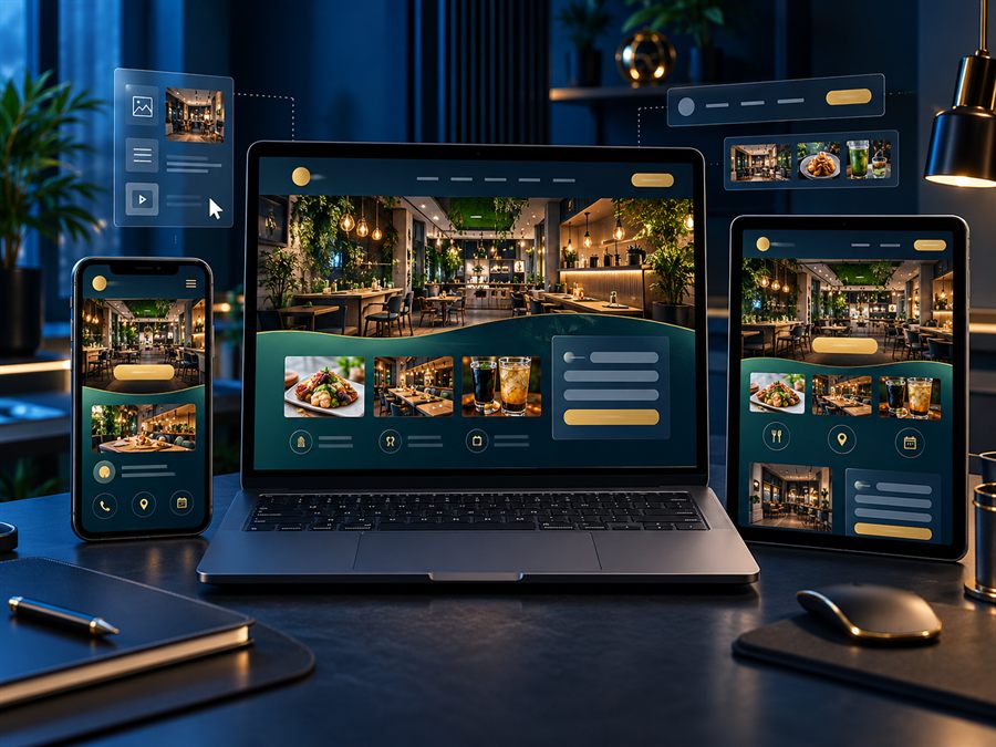 Criação de sites profissionais e responsivos.