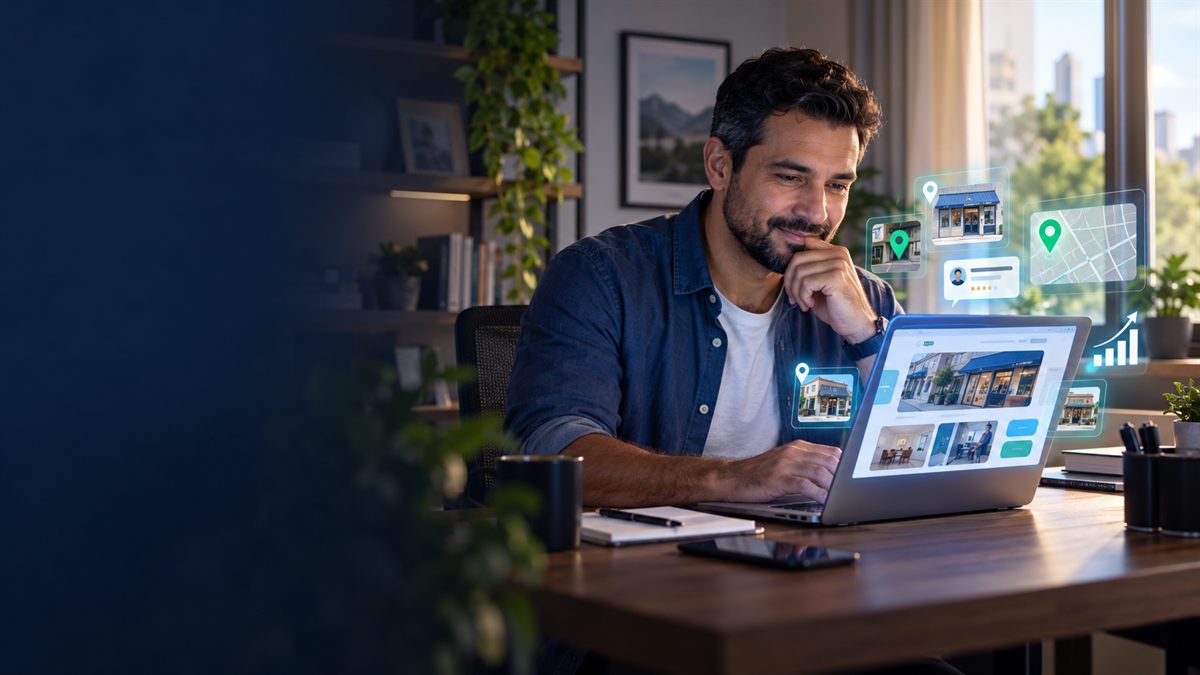 Pessoa criando a própria oportunidade de trabalho no mercado digital.