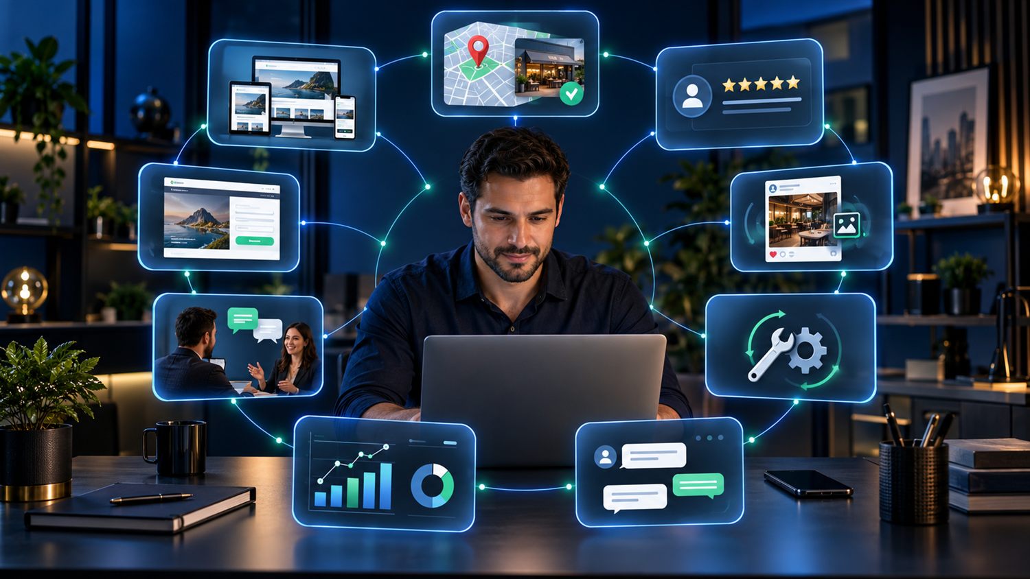 Possibilidades de serviços digitais que podem compor uma proposta.
